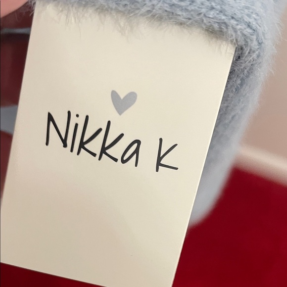 NWT Nikka K Blue Sweater Hoodie with 'PARIS' Text Plus Size 3X - Picture 9 of 13